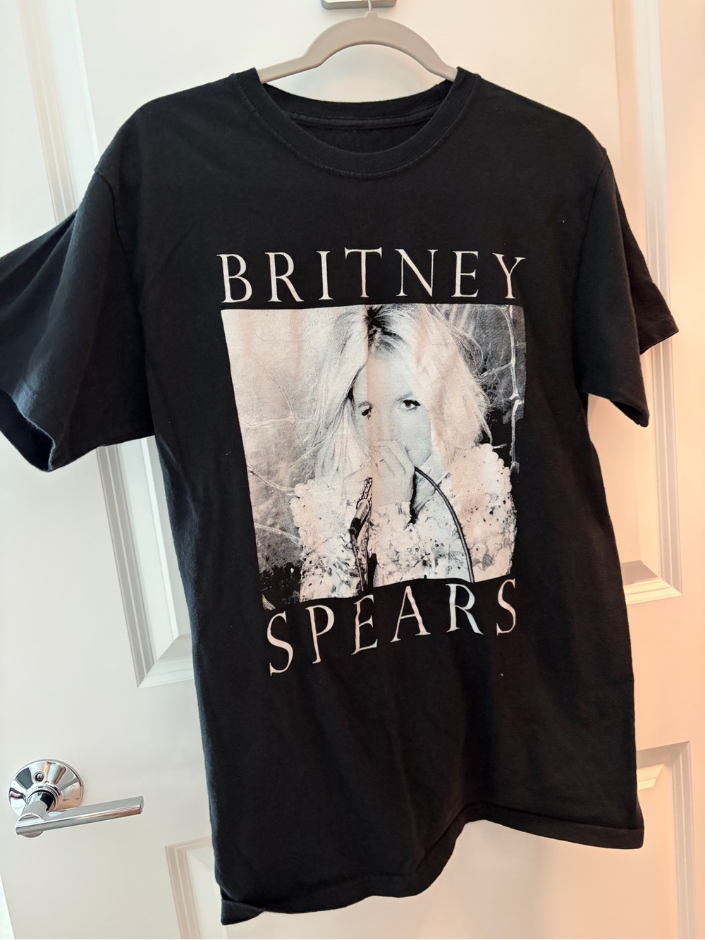 Britney Spears Black Graphic Short Sleeve Tee